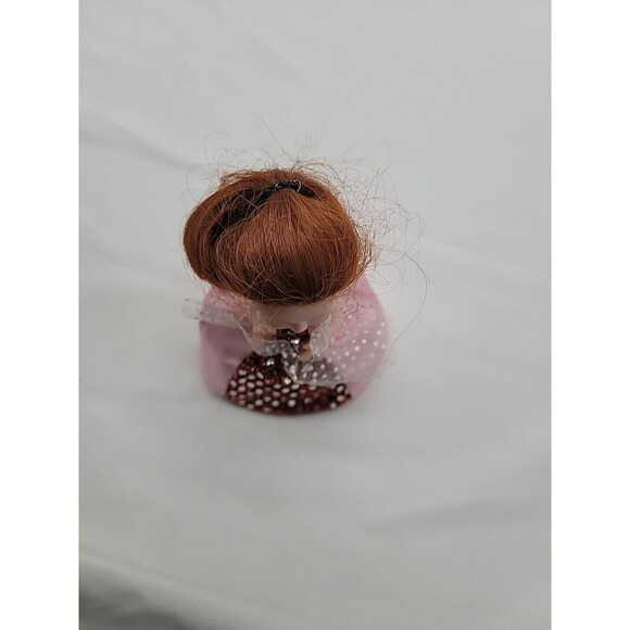 Vintage Cupcake Red Hair Doll Emco  Haschel Toys Pink Dress 6" - Picture 16 of 16